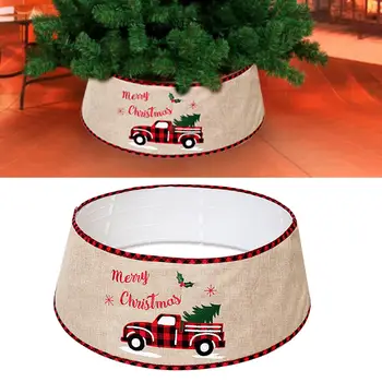 Юбка для Рождественской елки, украшение основания дерева, круглые кольца для Рождественской елки внутри и снаружи, для отеля, торгового центра, сада, спальни, гостиной